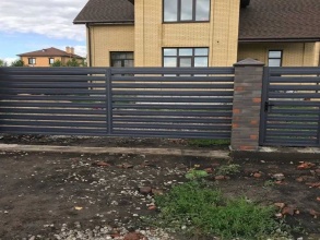 Забор жалюзи 72 метра фото в Тучково